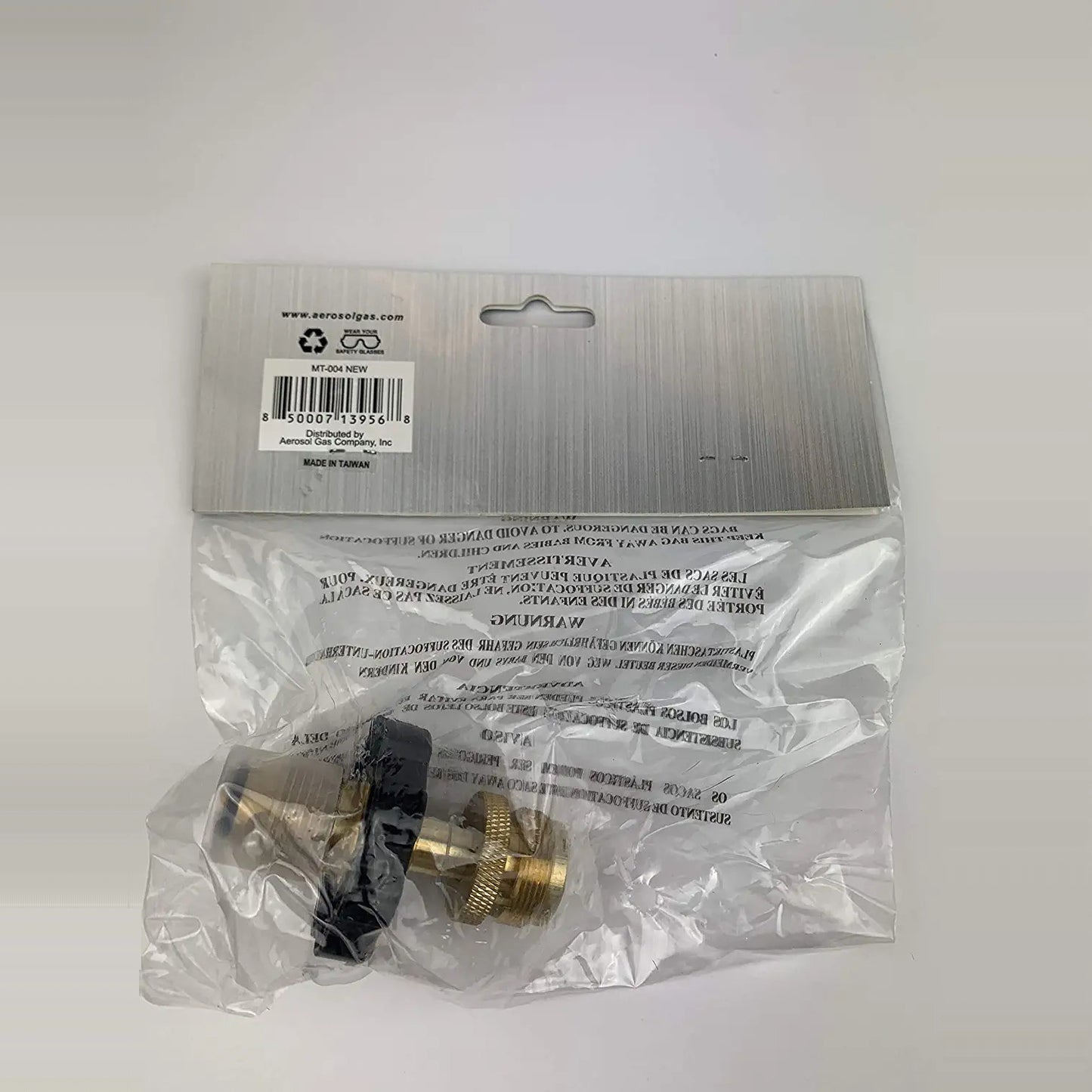 MT-004 Universal Fit Propane Tank Adapter Convert POL QCC1 Type 1 to CGA 600 Connect 20 lb LP Service Valve to Fuel on 1lb Gas Cylinder