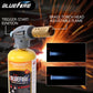BLUEFIRE Handy Cyclone Torch Head Portable Brass Gas Torch Trigger Start Self-Ignition Nozzle Torch Fuel by MAPP MAP PRO Propane Gas Cylinder for Soldering Welding Plumbing Repair Lighting Glass DIY