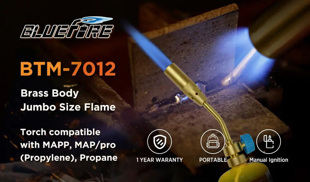 BLUEFIRE 2x Propane Camping Gas Fuel Cylinder Canister 16.4oz Tank 95% –  Bluefireusa