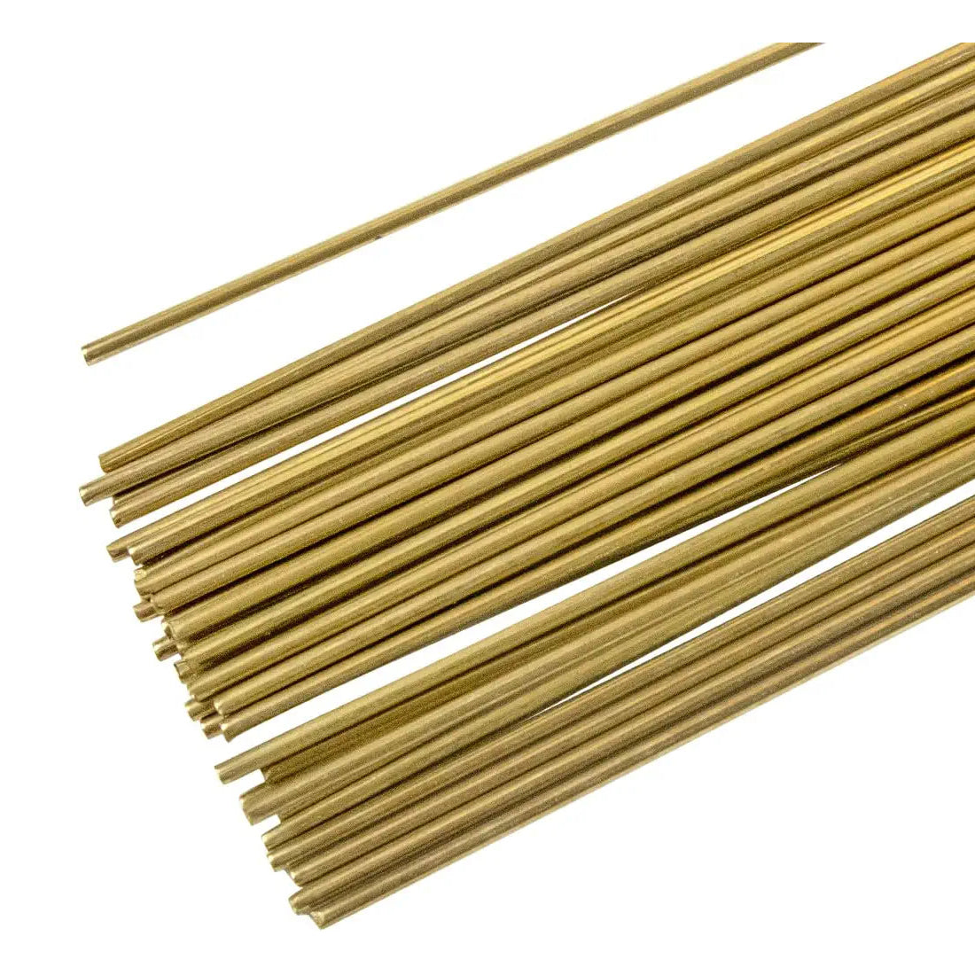 JCU60ZN 1/2 lb 40 sticks Brass Brazing Rods containing small amounts of tin and silicon