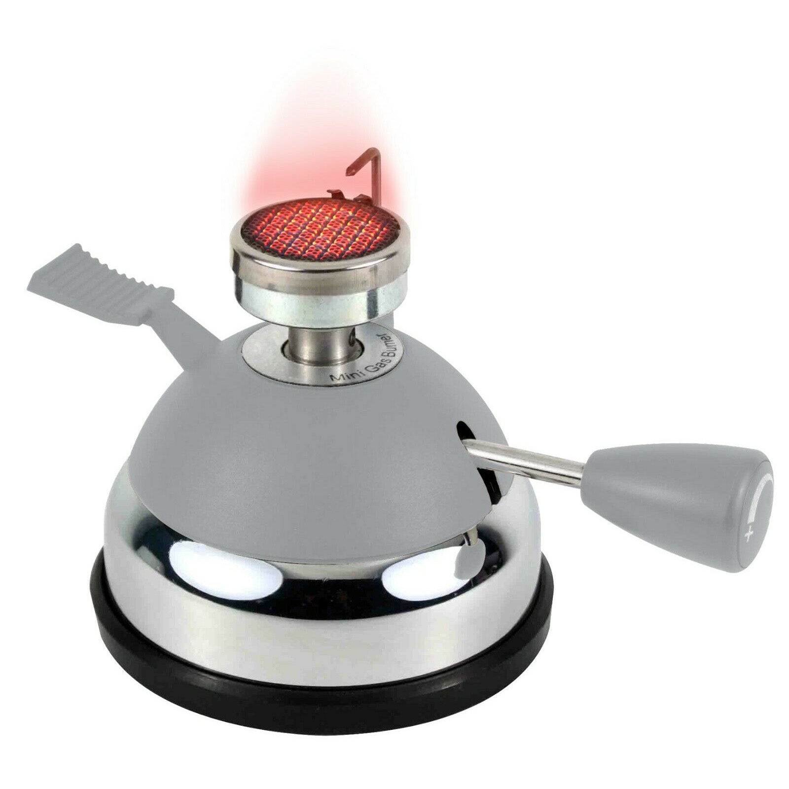 Eastbuy Mini Alcohol Stove Burner - Portable Efficient Stainless Steel Fondue Burner with Anti-scald Handle and Safety Cover, Camping Panic Cooking